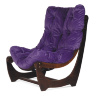 Кресло "Барелли" венге с подушкой Purple арт.14010P
