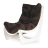 Кресло "Барелли" слоновая кость, с подушкой Dark Braun арт.14020DB